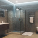 Salle de bains avec douche à l'italienne