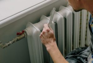 Installation d'un radiateur