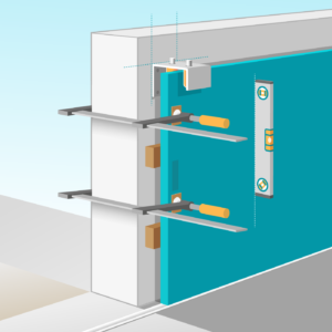 Installation portail coulissant